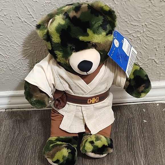 Build-A-Bear Other - Build-A-Bear Green and Brown Camouflage Stuffed Animal